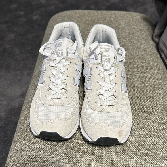New Balance Shoes - New Balance 574 Off-White Sneakers